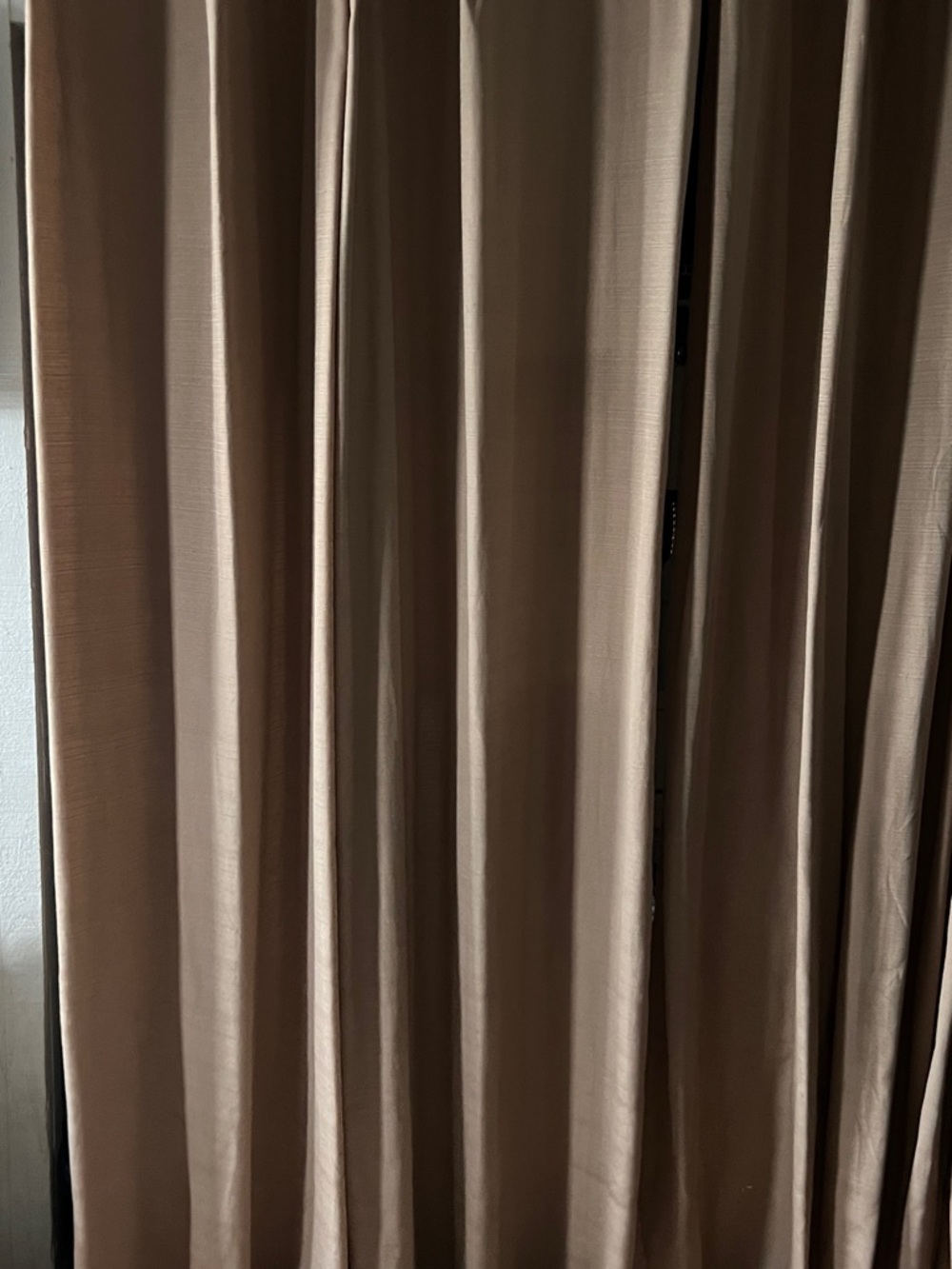 Solid Taupe Curtain Panel